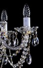 Křišťálový lustr broušený  L022CE - detail svíčky 