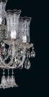 Lámpara de araña de cristal tallada EL68118301TB - detalle