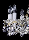 Křišťálový lustr broušený L031CE - detail svíčky 