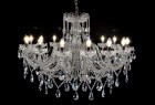 Cut glass crystal chandelier LW149162100G - silver 