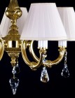Brass chandelier with Shades L326CE - detail 