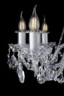 Tradiční křišťálový lustr EL1028+402SHPB - detail svíčky 