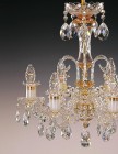 Lámpara de araña de cristal tallada EL630695 - detalle
