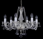 Traditional Crystal Chandeliers L10065CE - silver 