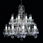 Traditional Crystal Chandeliers L123CL  - silver 