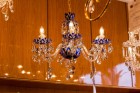 Crystal chandelier blue EL601613
