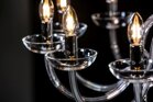 Lámpara de araña de cristal lisa AL057 - detalle