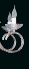 Clear Glass Chandelier EL2238024 - candle detail