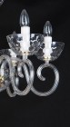 Clear Glass Chandelier  EL225607 - candle detail