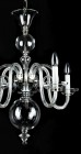 Lámpara de araña de cristal lisa LW513050100G - detalle