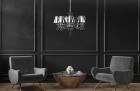 Living Room   Chandelier with Shades  AL161
