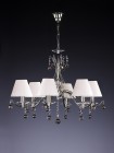 Chandelier with Shades L176CE - silver 