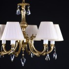 Brass chandelier with Shades L321CE - detail 