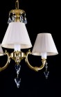 Brass chandelier with Shades  L322CE - detail 