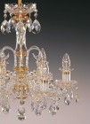 Lámpara de araña de cristal tallada EL630695 - detalle