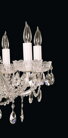 Cut Glass Crystal Chandelier EL680802 - candle detail 