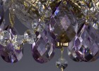 Crystal chandelier purple L117B 1006 - detail 