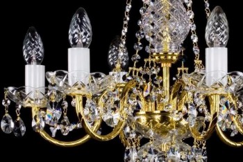 Chandeliers with Metal Arms | Free transport in the EU | ARTCRYSTAL.CZ