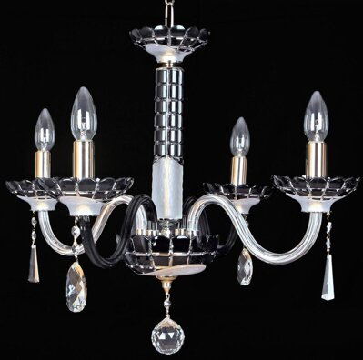 Glass chandelier EL613418