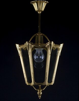 Brass chandelier L382