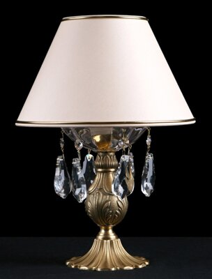 Stolná lampa mosadzná ES867109