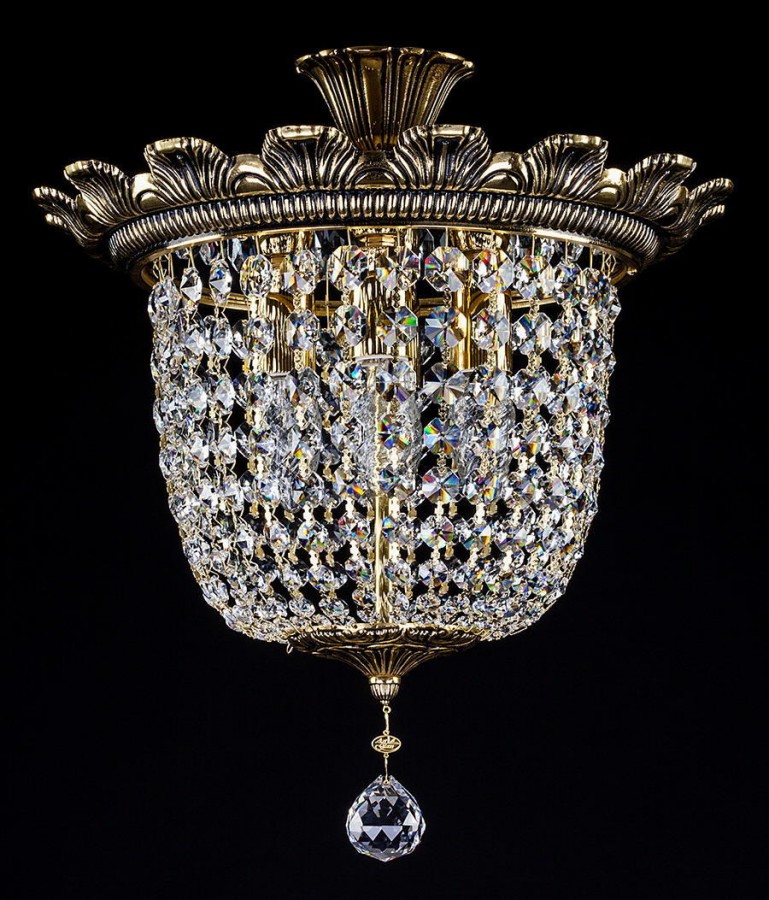Chandelier with strass trimmings L378CE