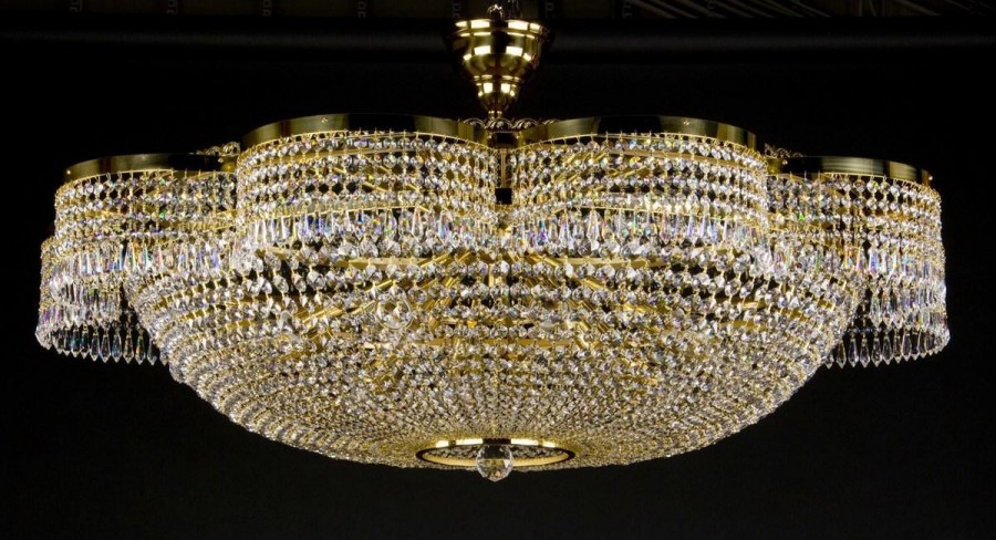 Large crystal ceiling lamp L276CE