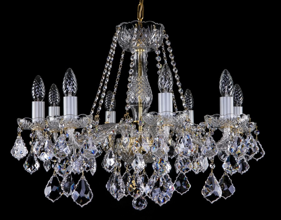 Cut glass crystal chandelier L16048CLN
