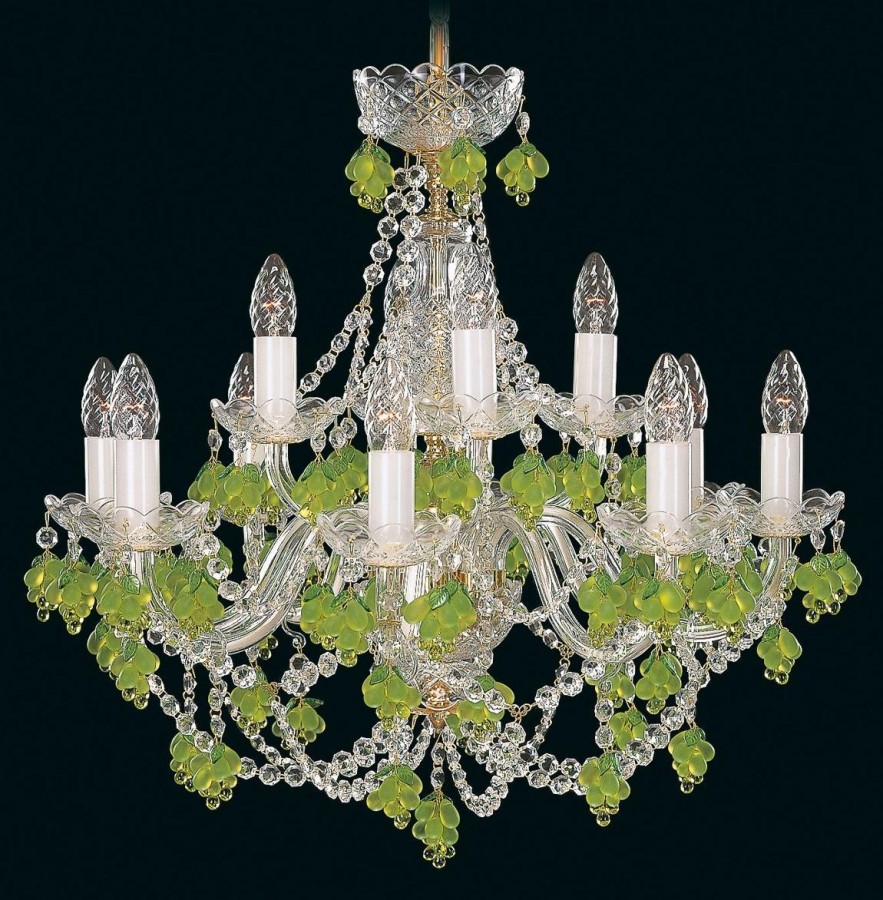Crystal chandelier EL1201262olivin