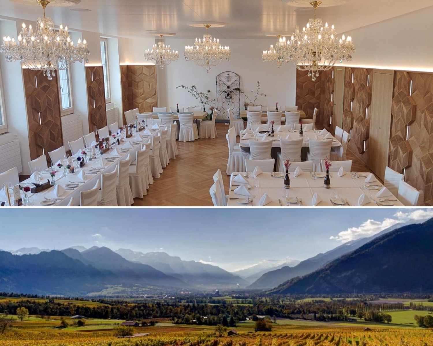 Společenský sál hotelu v Jeninsu