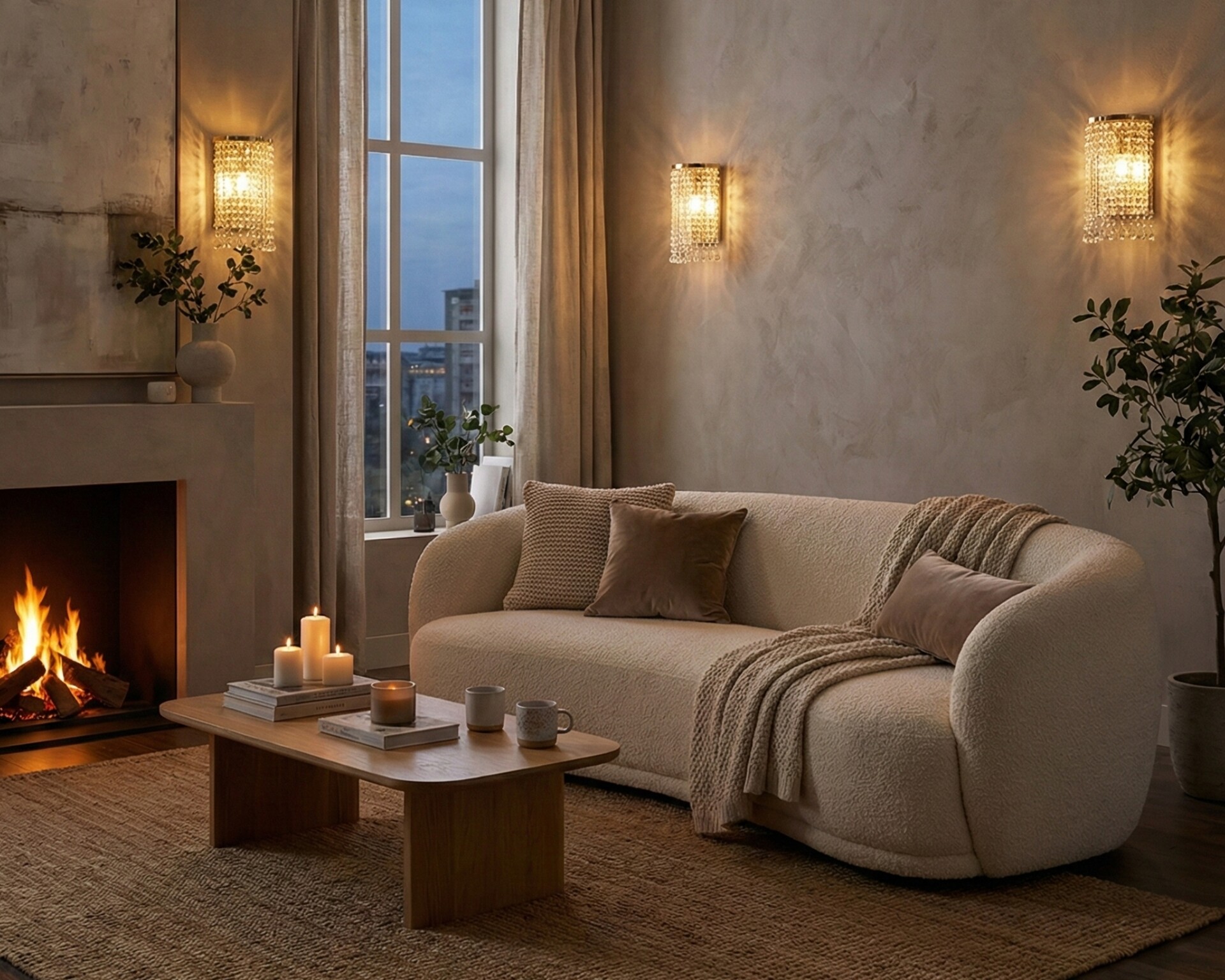 ArtCrystal Tomes Nástěnné svítidlo N196CLN 