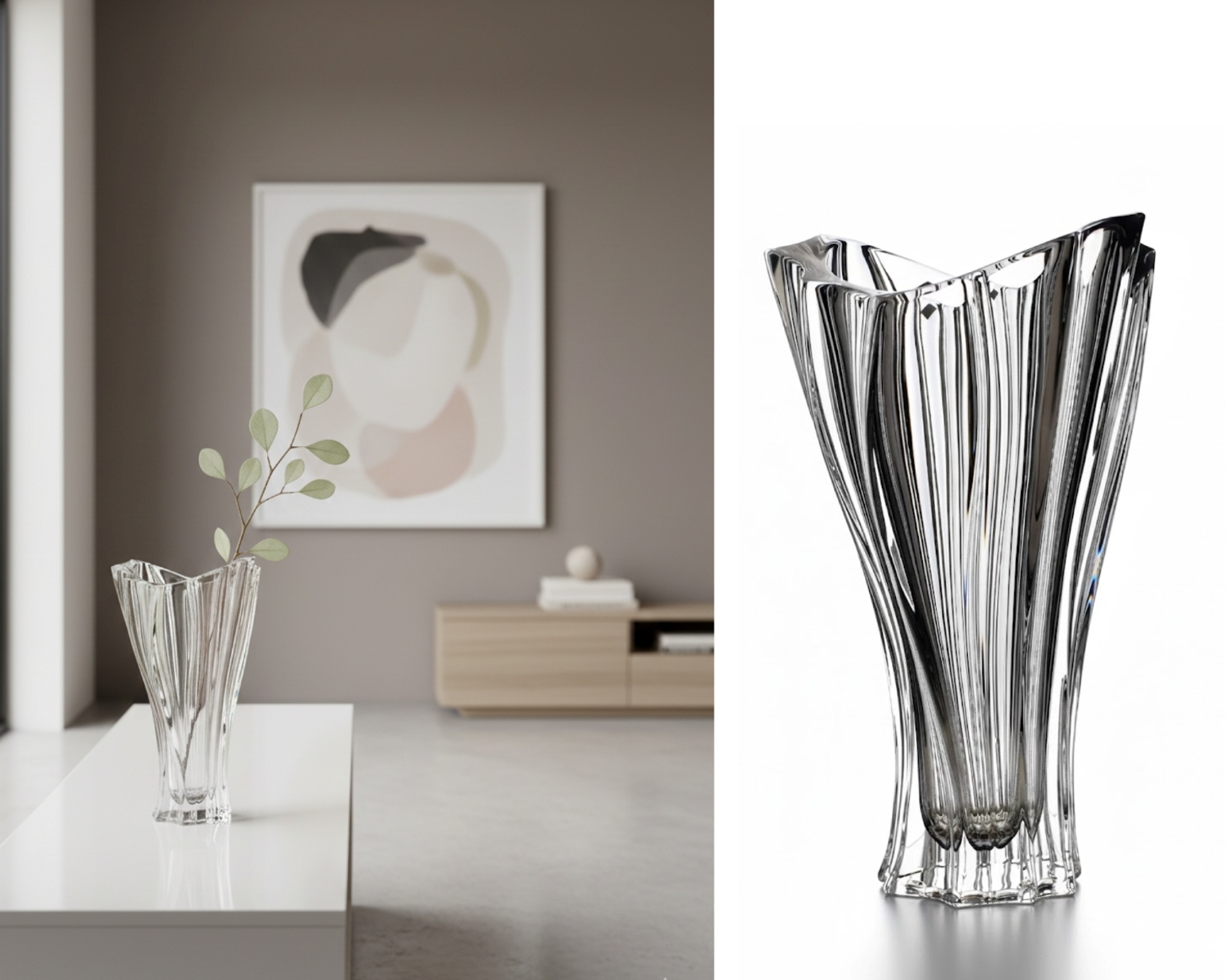 Skleněná váza BF8KG97320SM