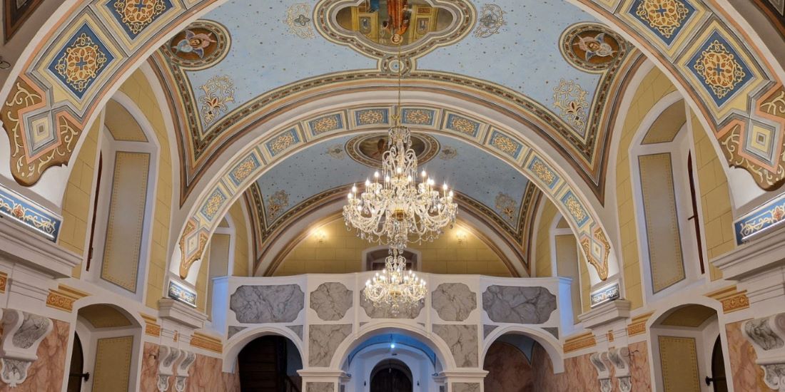 lustry artcrystal chrám sv. Stefana v Chorvatsku