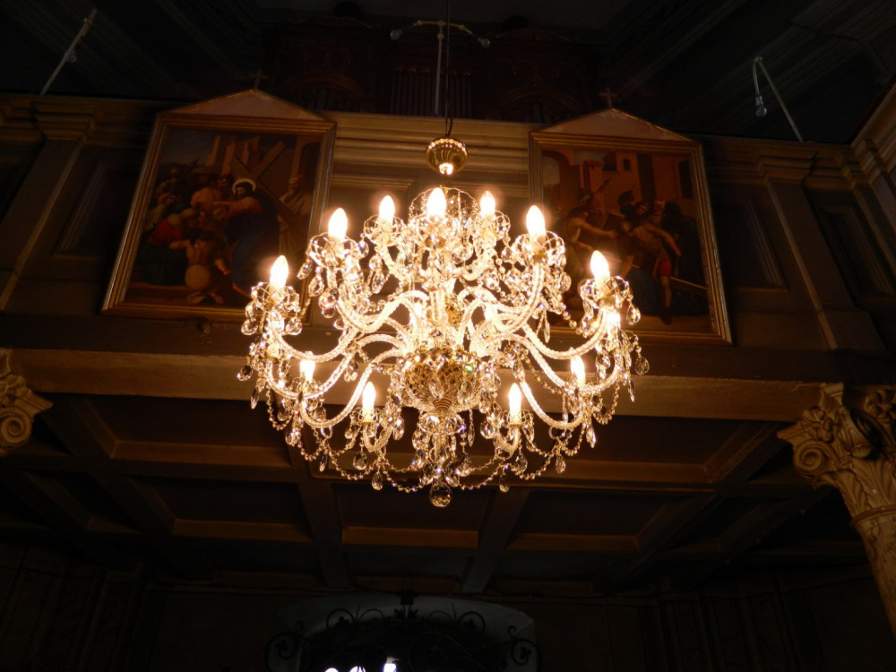 church chandelier