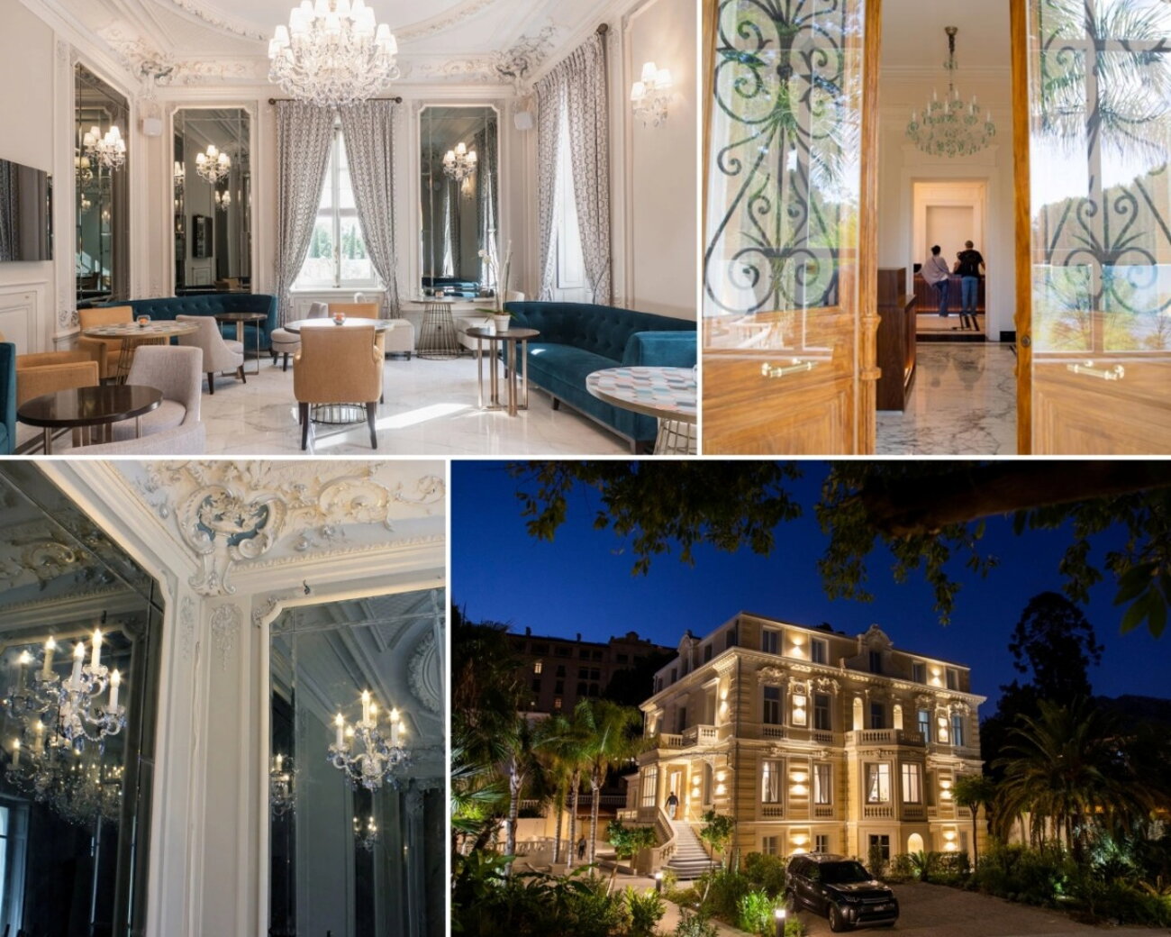 Pětihvězdičkový hotel Villa Genesis v Mentonu s elegantní architekturou