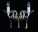 Nástěnné svítidlo křišťálové N149CLN