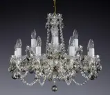 Lustr s barevnými ověsy L074B 8007