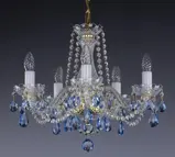 Lustr s barevnými ověsy L083B 6006