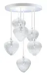 Moderní závěsné svítidlo ELA05Crystal