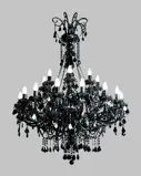 Lustr křišťálový černý TX840080024