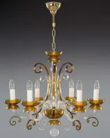 Lustr skleněný EL414600 topas