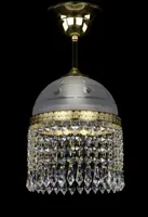 Lustr mosazný s ověsy L331CLN