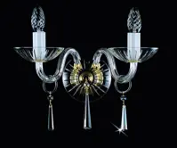 Nástěnné svítidlo křišťálové N149CLN