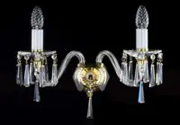 Nástěnné svítidlo křišťálové N152CLN