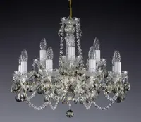 Lustr s barevnými ověsy L074B 8007