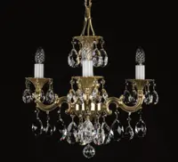 Lustr mosazný s ověsy L345CLN