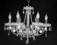 Mosazný lustr s kov. rameny EL920602