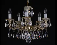 Lustr mosazný s ověsy L344CLN