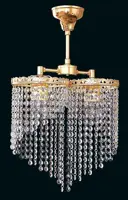 Mosazný lustr s kov. rameny EL723205