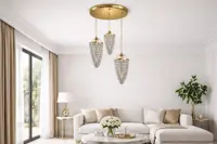 Závěsné svítidlo křišťálové L473CLN